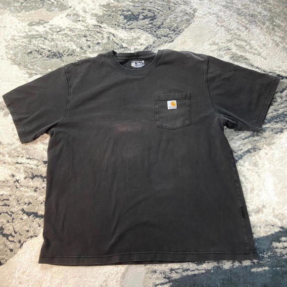 Carhartt Other - Vintage Y2K Carhartt Faded K87 Pocket T Shirt Men XL Black Workwear Distressed